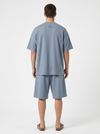 Ensemble Short signé SW Bleu pastel