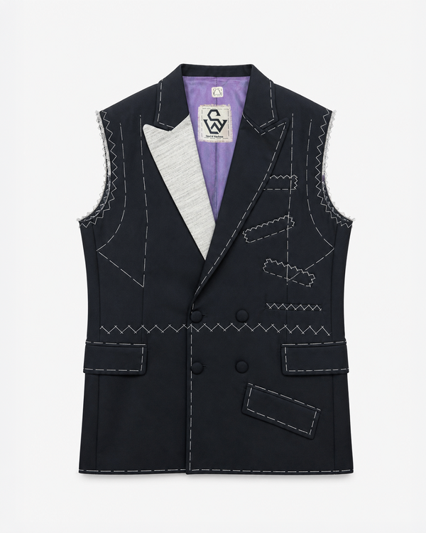 Veste sans manches noire