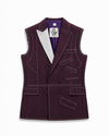 Veste sans manches burgundy