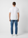 T-Shirt mercerisé signé SW Blanc