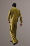Ensemble deux-pièces monochrome Vert olive