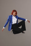 Blazer bleu vif