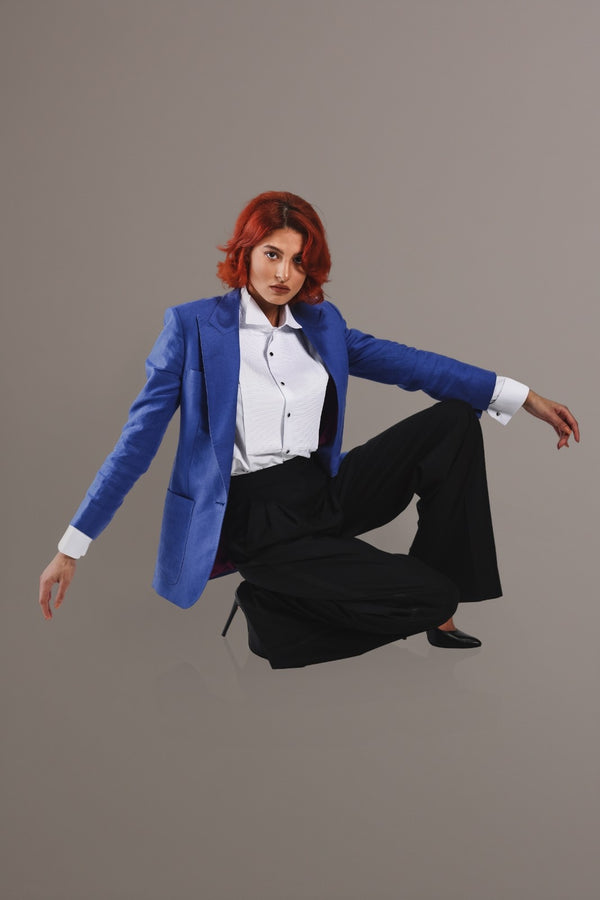 Blazer bleu vif