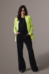 Veste jaune fluo en lin