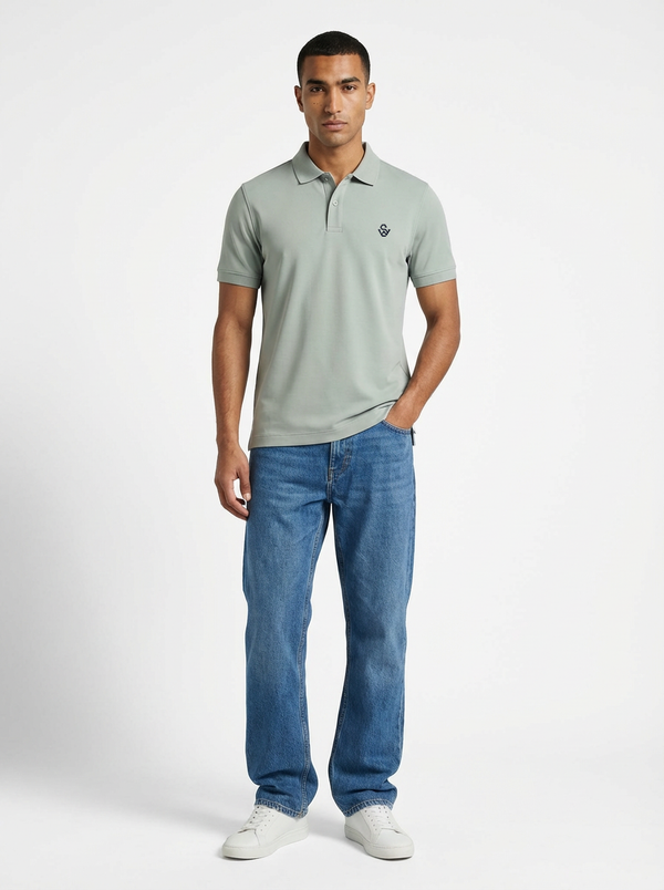 Polo signé SW Vert Pastel