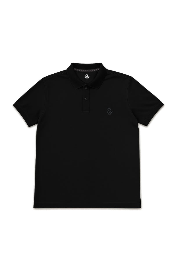 Polo signé SW Noir