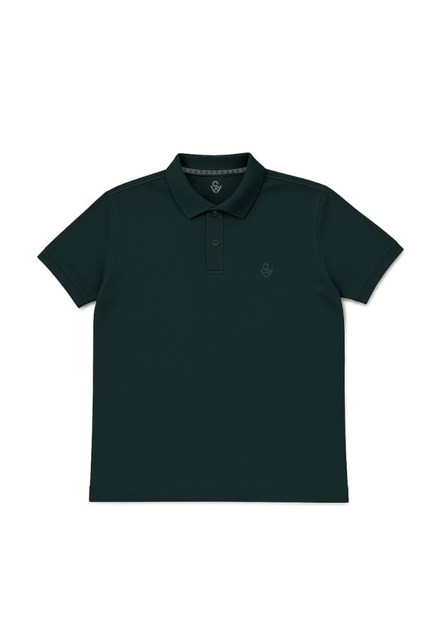 Polo signé SW Vert chrome