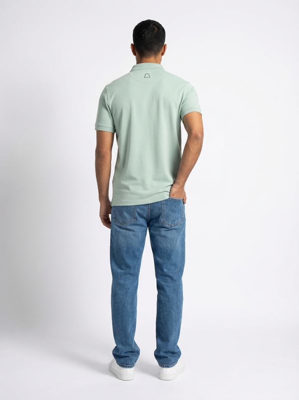 Polo signé SW Vert Pastel