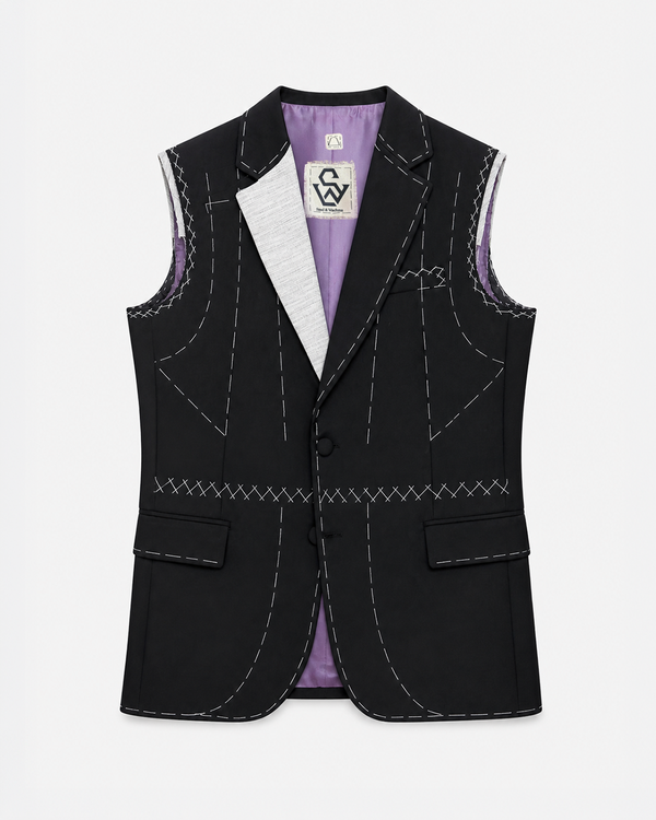 Veste sans manches noire