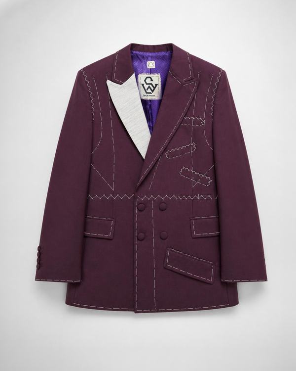 Veste burgundy