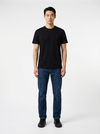 T-Shirt mercerisé signé SW Noir