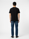 T-Shirt mercerisé signé SW Noir