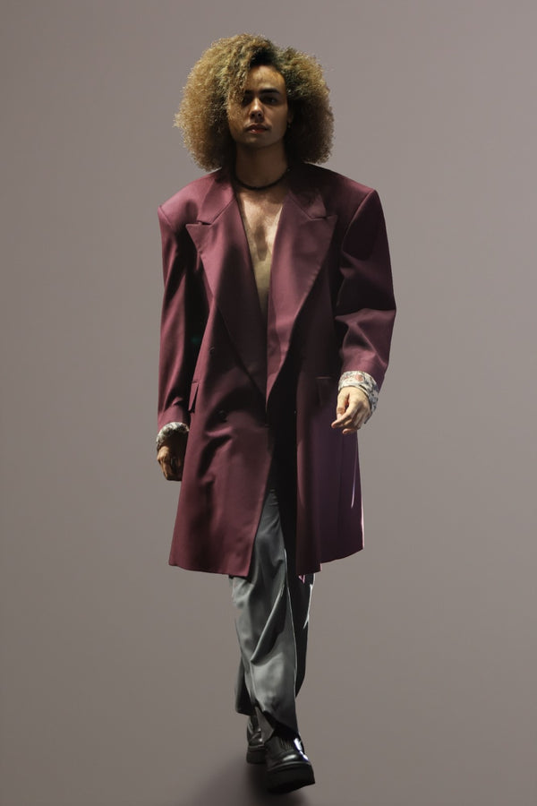 Manteau burgundy