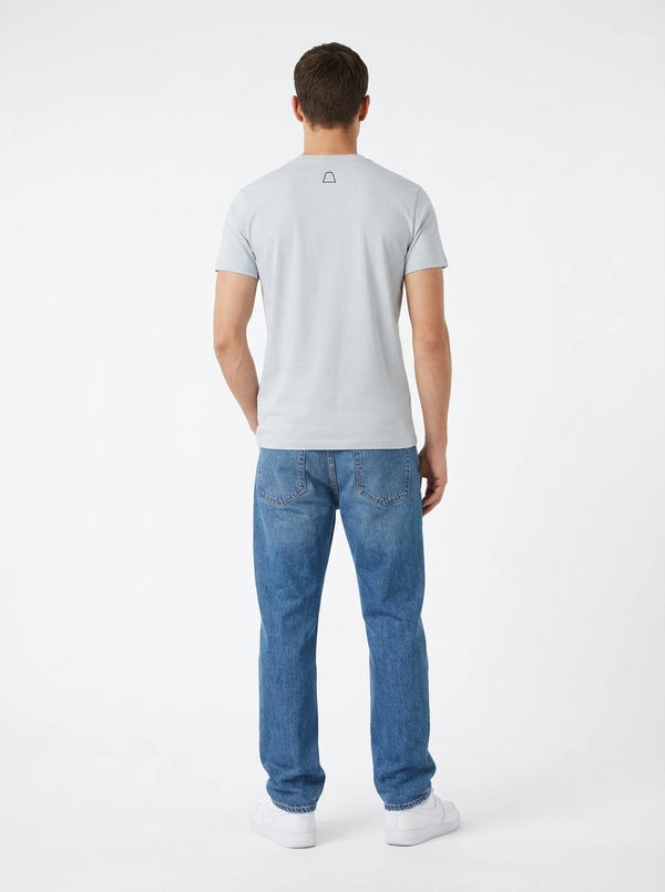 T-Shirt signé SW Gris pastel