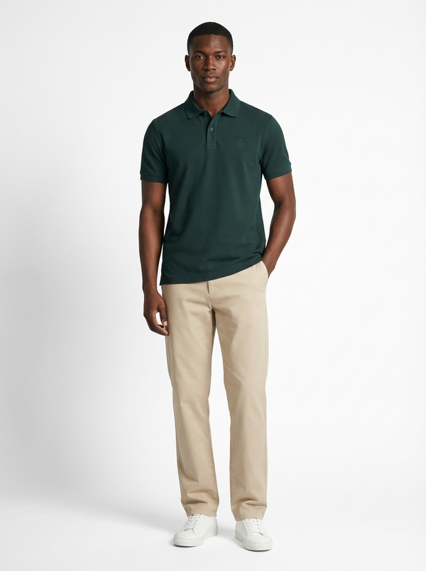 Polo signé SW Vert chrome