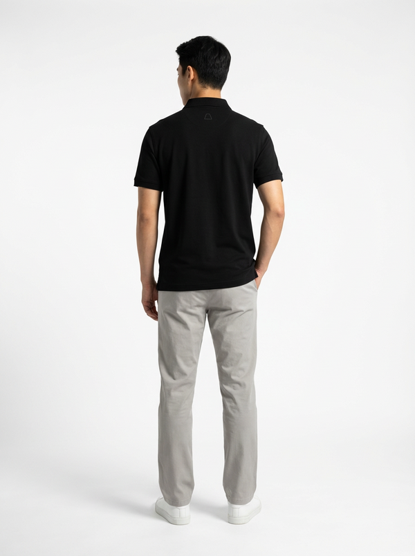 Polo signé SW Noir