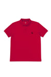 Polo signé SW Rouge alizarine