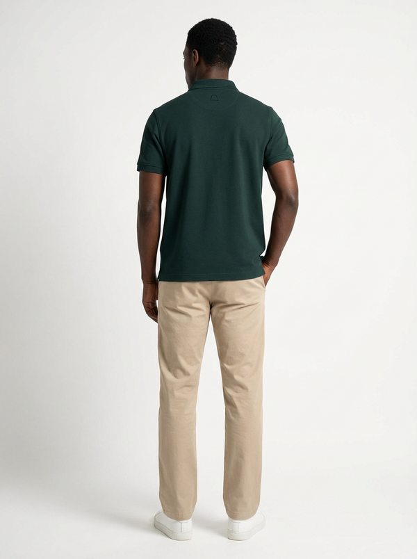 Polo signé SW Vert chrome